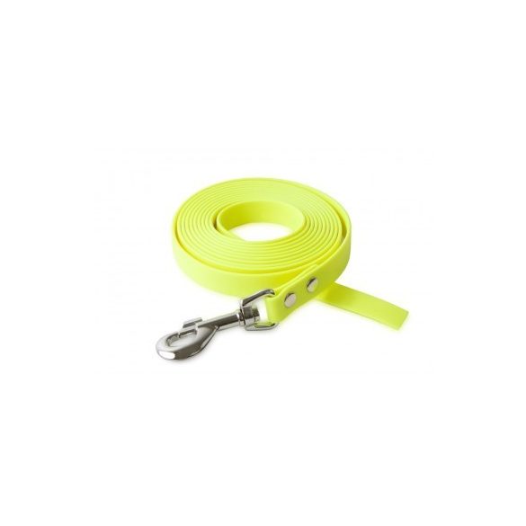 Firedog BioThane póráz 19 mm 2 m fogó nélkül neon yellow