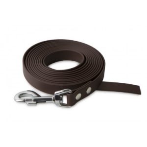 Firedog BioThane póráz 19 mm 2 m fogó nélkül dark brown