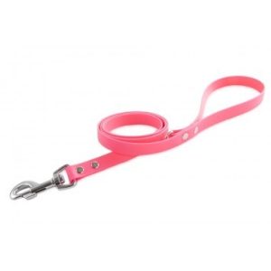 Firedog BioThane póráz 19 mm 2 m fogóval & D-ring pink