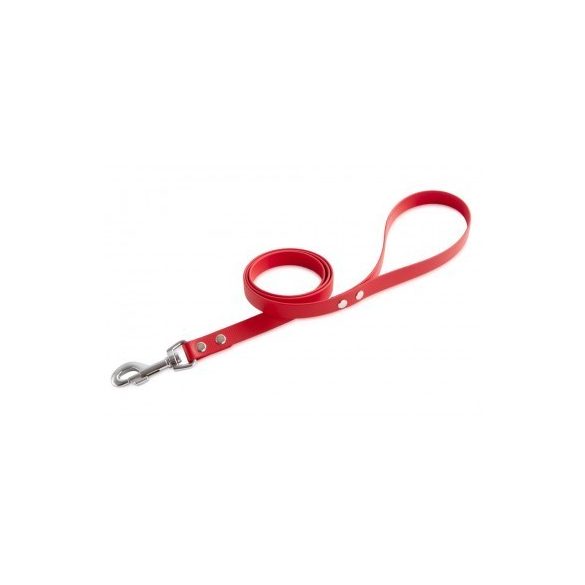 Firedog BioThane póráz 19 mm 2 m fogóval red