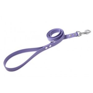 Firedog BioThane póráz 19 mm 2 m fogóval & D-ring violet