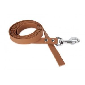 Firedog BioThane póráz 19 mm 2 m fogó nélkül light brown