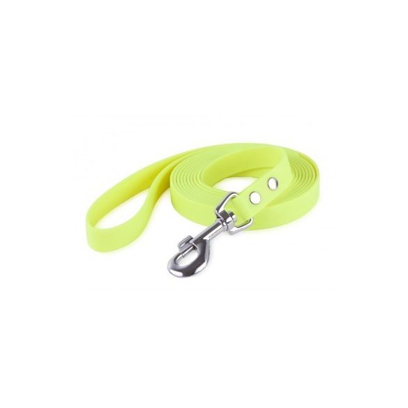 Firedog BioThane póráz 19 mm 3 m fogóval neon yellow