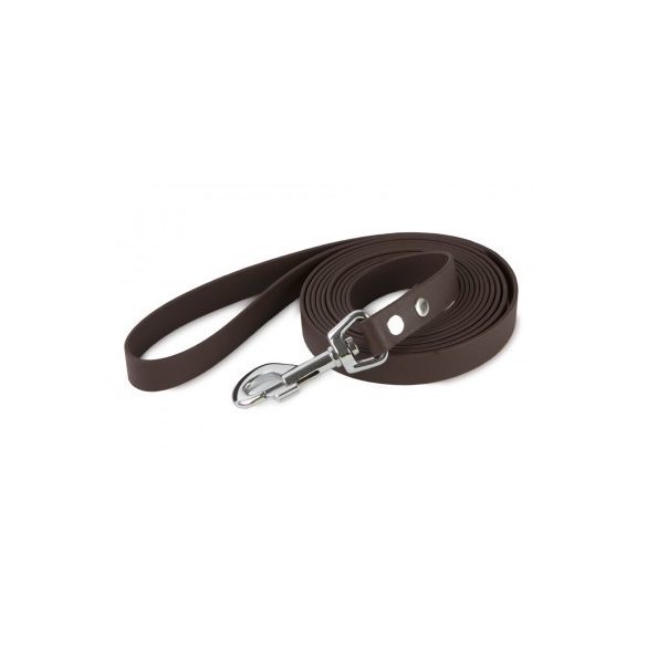 Firedog BioThane póráz 19 mm 3 m fogóval dark brown