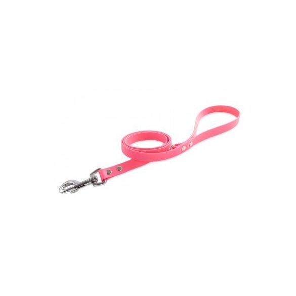 Firedog BioThane póráz 19 mm 3 m fogóval & D-ring pink