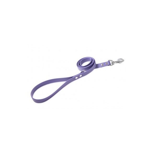 Firedog BioThane póráz 19 mm 3 m fogóval & D-ring violet