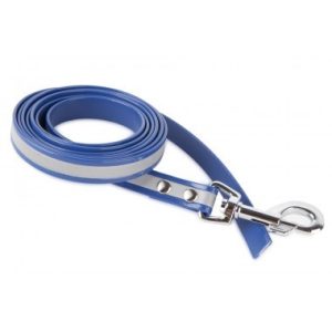 Firedog BioThane póráz Fényvisszaverő 19 mm 1 m fogó nélkül blue