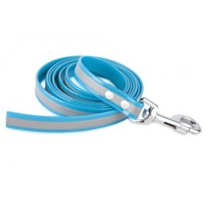 Firedog BioThane póráz Fényvisszaverő 19 mm 1 m fogó nélkül turquois