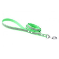   Firedog BioThane póráz Fényvisszaverő 19 mm 2 m fogóval light green