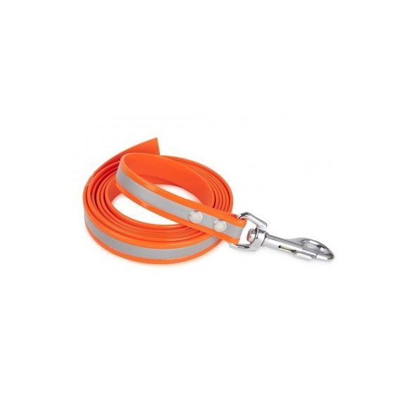 Firedog BioThane póráz Fényvisszaverő 19 mm 2 m fogó nélkül orange