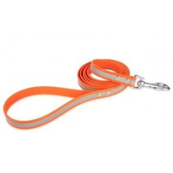   Firedog BioThane póráz Fényvisszaverő 19 mm 2 m fogóval orange
