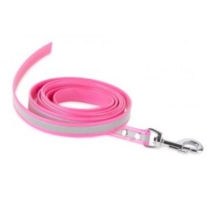 Firedog BioThane póráz Fényvisszaverő 19 mm 2 m fogó nélkül pink