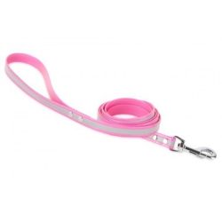   Firedog BioThane póráz Fényvisszaverő 19 mm 3 m fogóval pink