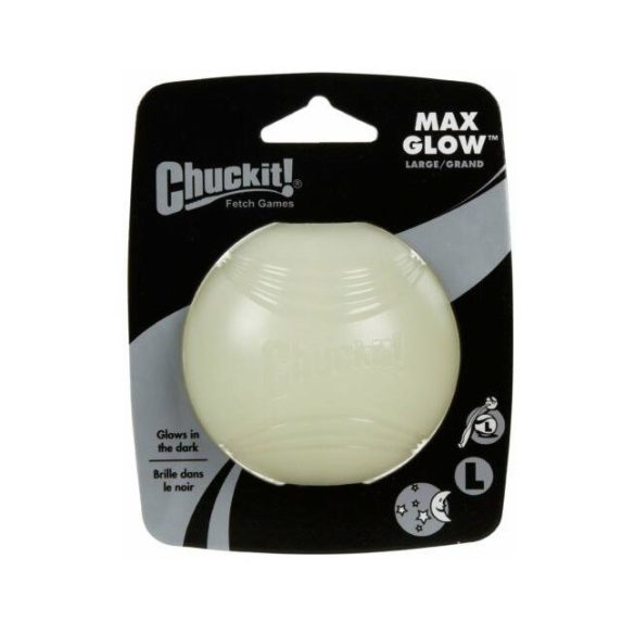 Chuckit! Glow Világító labda nagy 7,5 cm 1 db