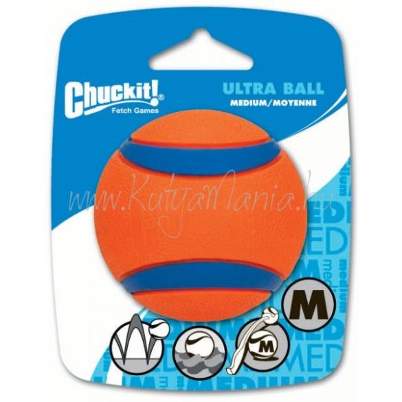 Chuckit! Ultra gumi labda medium 6,5 cm 1 db
