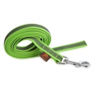 Firedog Gumírozott póráz 20 mm 1 m fogó nélkül neon green