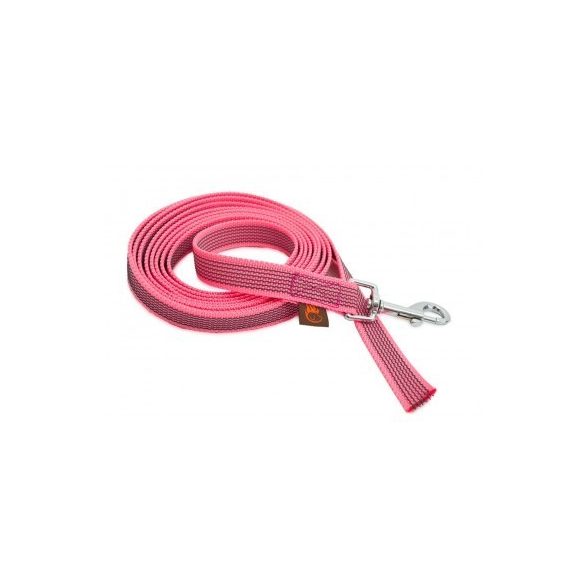 Firedog Gumírozott póráz 20 mm 1 m fogó nélkül pink