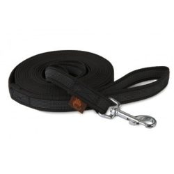 Firedog Gumírozott póráz 20 mm 1,2 m fogóval black