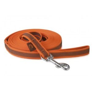 Firedog Gumírozott póráz 20 mm 1,2 m fogóval orange