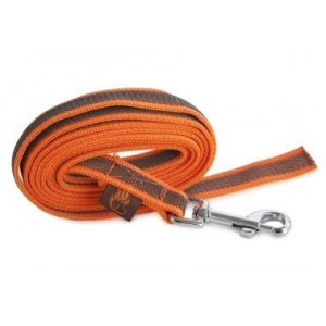 Firedog Gumírozott póráz 20 mm 2 m fogó nélkül orange