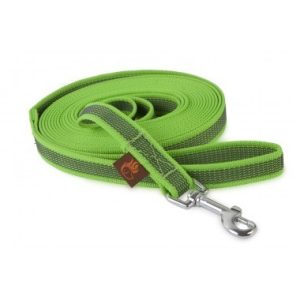 Firedog Gumírozott póráz 20 mm 2 m fogóval neon green