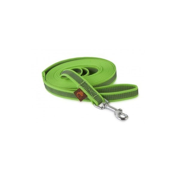 Firedog Gumírozott póráz 20 mm 2 m fogóval neon green