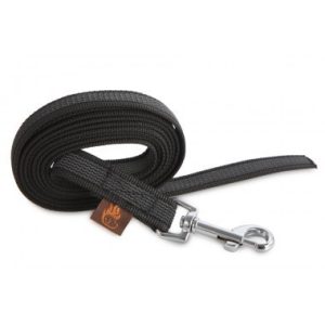 Firedog Gumírozott póráz 20 mm 3 m fogó nélkül black