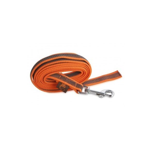 Firedog Gumírozott póráz 20 mm 3 m fogó nélkül orange