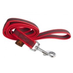 Firedog Gumírozott póráz 20 mm 3 m fogóval red
