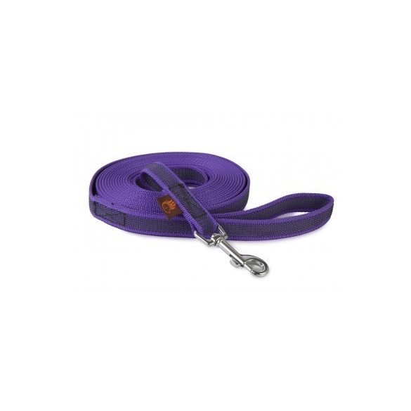 Firedog Gumírozott póráz 20 mm 3 m fogóval violet