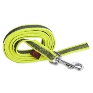 Firedog Gumírozott póráz 20 mm 3 m fogó nélkül neon yellow