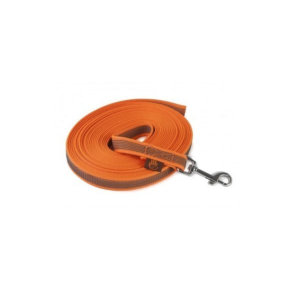 Firedog Nyomkövető Gumírozott póráz 20 mm classic karabíner 5 m orange