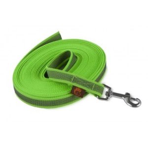 Firedog Nyomkövető Gumírozott póráz 20 mm classic karabíner 5 m neon green