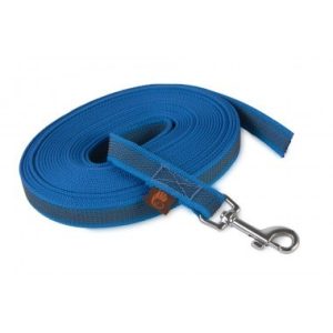 Firedog Nyomkövető Gumírozott póráz 20 mm classic karabíner 5 m blue