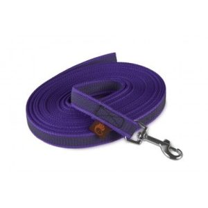 Firedog Nyomkövető Gumírozott póráz 20 mm classic karabíner 5 m violet