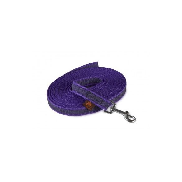 Firedog Nyomkövető Gumírozott póráz 20 mm classic karabíner 5 m violet