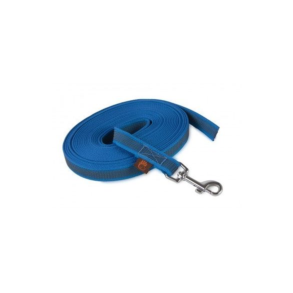 Firedog Nyomkövető Gumírozott póráz 20 mm classic karabíner 10 m blue