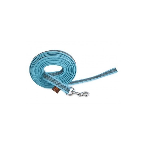 Firedog Nyomkövető Gumírozott póráz 20 mm classic karabíner 10 m aqua blue