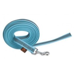   Firedog Nyomkövető Gumírozott póráz 20 mm classic karabíner 15 m aqua blue