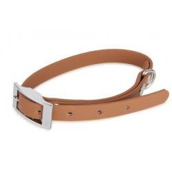 Firedog BioThane nyakörv Basic 25 mm 50-58 cm light brown