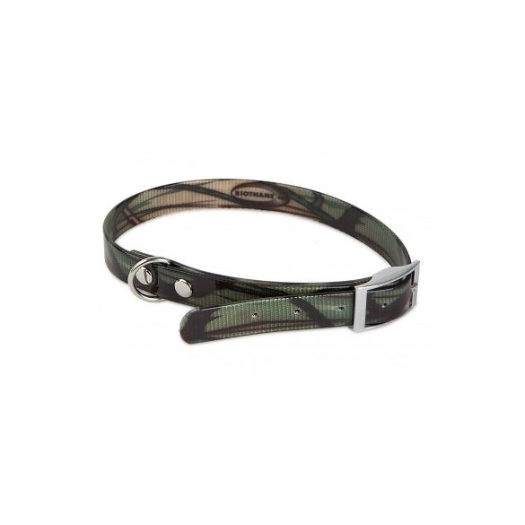 Firedog BioThane nyakörv Basic 25 mm 50-58 cm camo olive