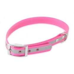   Firedog BioThane nyakörv Basic Fényvisszaverő 25 mm 40-48 cm pink