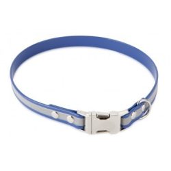   Firedog BioThane nyakörv Clip Fényvisszaverő 25 mm 37 cm blue