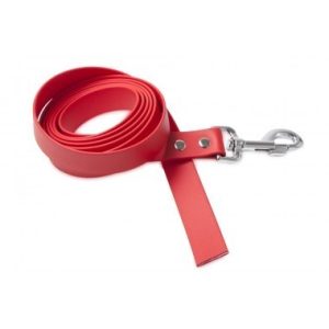 Firedog BioThane póráz 25 mm 1 m fogó nélkül red