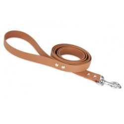 Firedog BioThane póráz 25 mm 1,2 m fogóval light brown