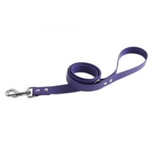 Firedog BioThane póráz 25 mm 2 m fogóval & D-ring violet