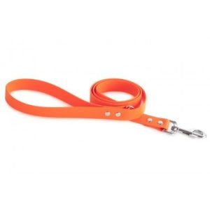 Firedog BioThane póráz 25 mm 3 m fogóval & D-ring orange