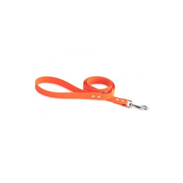 Firedog BioThane póráz 25 mm 3 m fogóval & D-ring orange