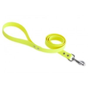 Firedog BioThane póráz 25 mm 3 m fogóval neon yellow