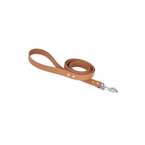 Firedog BioThane póráz 25 mm 3 m fogóval light brown